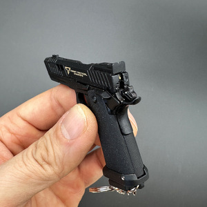 Taran chiến thuật chiến đấu Bậc Thầy 2011 Súng móc khóa 1:3 70mm John Wick Súng đồ chơi Pit Viper 2011 kim loại súng Keychain - Product Image 6