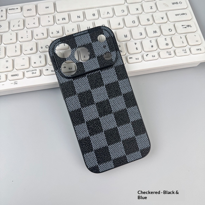 Plaid-black blue