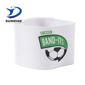 Cinta de cierre ajustable con logotipo personalizado, logotipo personalizado impreso, brazalete de capitán de fútbol - Product Image 5