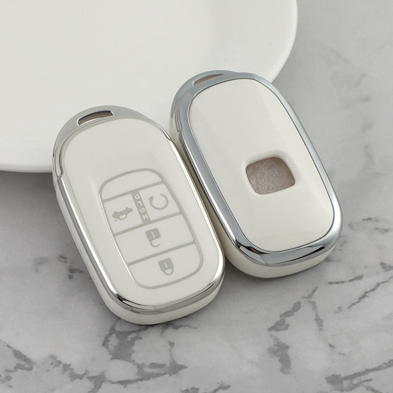4 Button A White