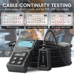 <strong>LCD</strong> <strong>Display</strong> Digital Signal <strong>Network</strong> Power Tester Ethernet Cable length <strong>Network</strong> Cable Finder - Product Image 5