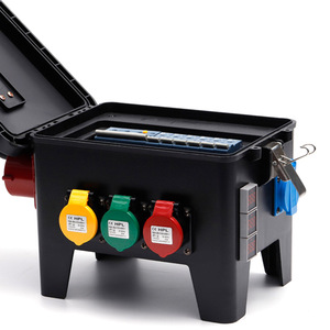 Caja de distribución de energía de salida de 6Ch para sistemas de audio Entrada principal Tablero de distribución eléctrico trifásico Fuentes de alimentación de gabinete eléctrico - Product Image 4