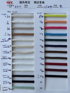 Cuerda de algodón trenzada de 5mm con cordón personalizado, Sudadera con capucha, cordón de cordón, cuerda de algodón tejida torcida, cordón de macramé, cordones de dibujo para pantalones - Product Image 6