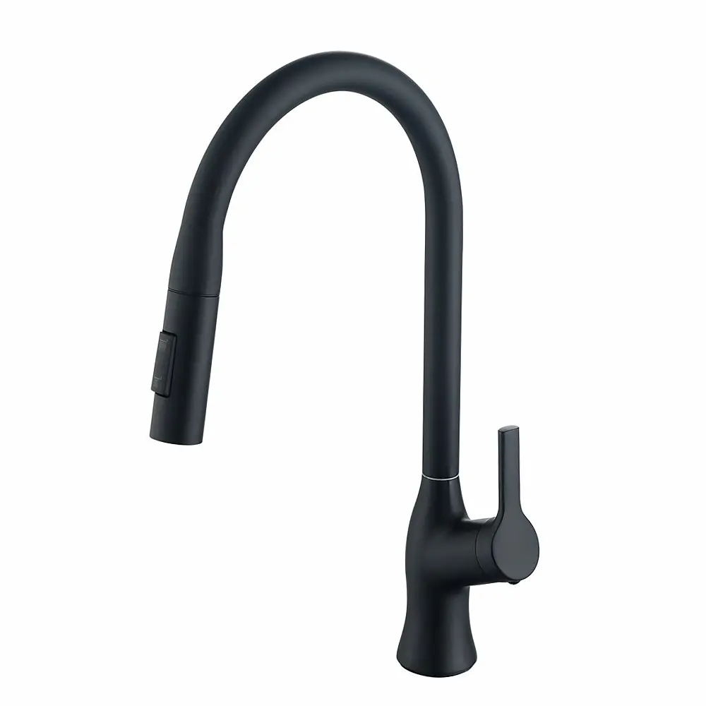 Miscelatore cromato Pull Down Watermark rubinetto da cucina con sensore in bronzo spazzolato rubinetto di riscaldamento elettrico