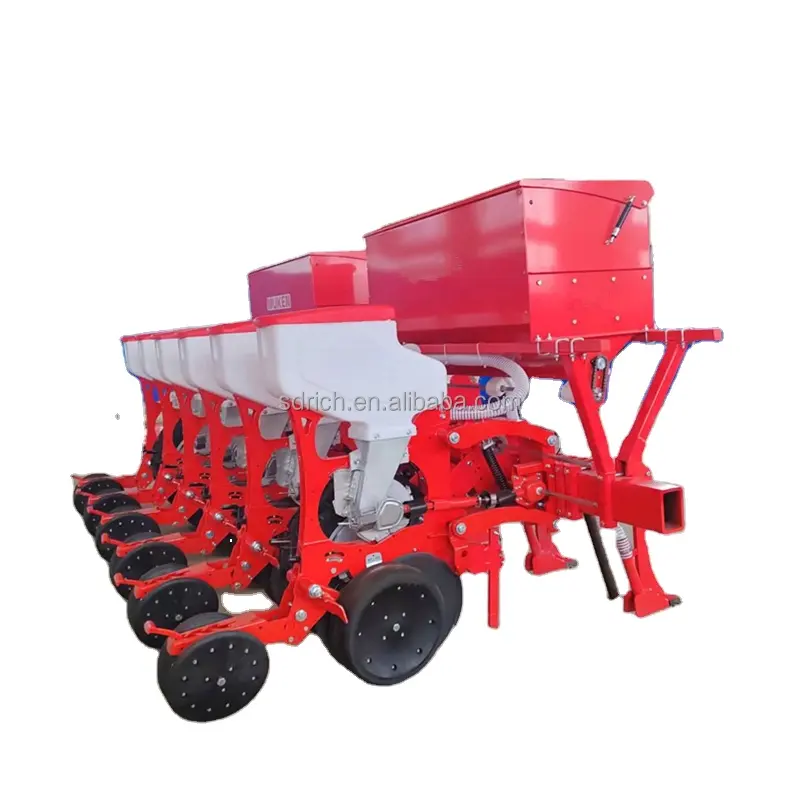 200HP máy kéo được trang bị khí nén Ngô đậu tương seeder chính xác hút không khí trồng 6 Hàng sản xuất tại Trung Quốc