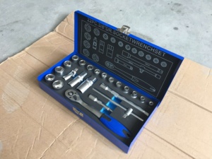 22 个高品质 3/8 “dr.Socket Set in Metal Case Tool Set Box - Product Image 2