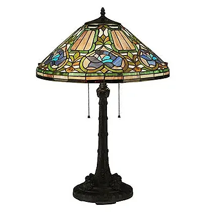 Vente directe d'usine Lampe De Offres Spéciales Tifani Pieds De Lampe 16 "Base Collection Style Cuivre pour Tiffany Vitrail Lampes