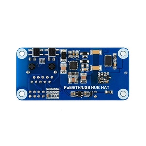 Raspberry Pi Zero WH PoE Ethernet alimentado 3 vías USB HUB Módulo de placa de expansión Hub - Product Image 3