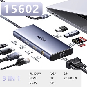 UGREEN扩展坞C型扩展屏幕投影转换USB集线器集线器迅雷4多功能接口适配器 - Product Image 4