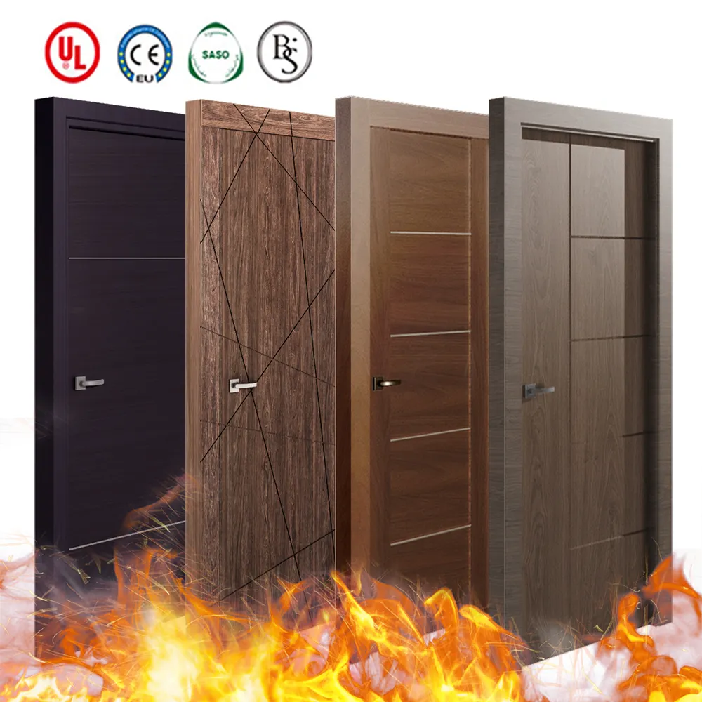 Guangdong daji custom di alta qualità porta della camera da letto interna della porta della stanza design moderno interno porta in legno
