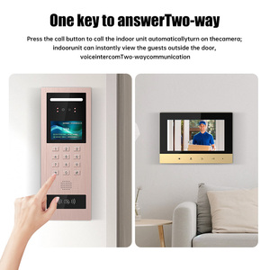 Videocitofono a colori con sistema di citofono Tuya APP per Villa Android/IOS telefono cellulare telecomando