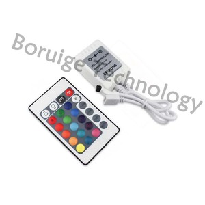 Мини беспроводной 24-клавишный ИК RGB светодиодный диммер контроллер 72 Вт/24 В/144 Вт кнопочные кнопки с пультом дистанционного управления с синим зубом RGB хорошая цена - Product Image 3