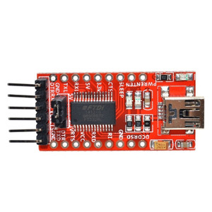 Hochwertiges FTDI USB zu TTL 3.3V 5V FT232RL Modul Bürsten modul Download Board mit Mini-Schnitts telle