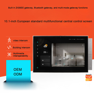 UE Reino Unido Sistema de hogar inteligente automatización táctil integrado intercomunicador puerta de enlace micrófono 485 10 pulgadas Zigbee WifiTuya Max Panel de Control - Product Image 3