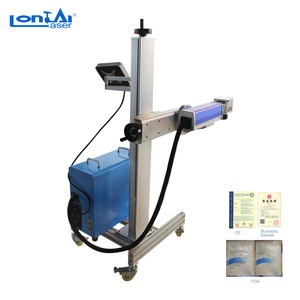 Trasportatore ad alta velocità in fibra CO2 UV Co2 macchina Laser per bottiglia di acqua di plastica linea di produzione alimentare codifica data codice stampante - Product Image 3