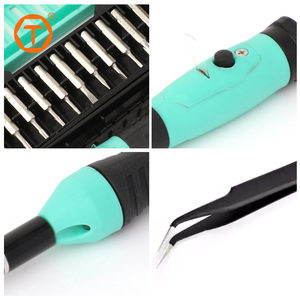 17pcs Universal <strong>Phillips</strong> Slotted Torx Bit Head Screw Driver <strong>Kit</strong> De Destornilladores <strong>Led</strong> Light Precision Screwdriver Set - Product Image 3