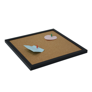 Ev duvara monte aile için mantar kurulu PVC çerçeve mesaj bülteni ile dekoratif tahta mantar pano - Product Image 2