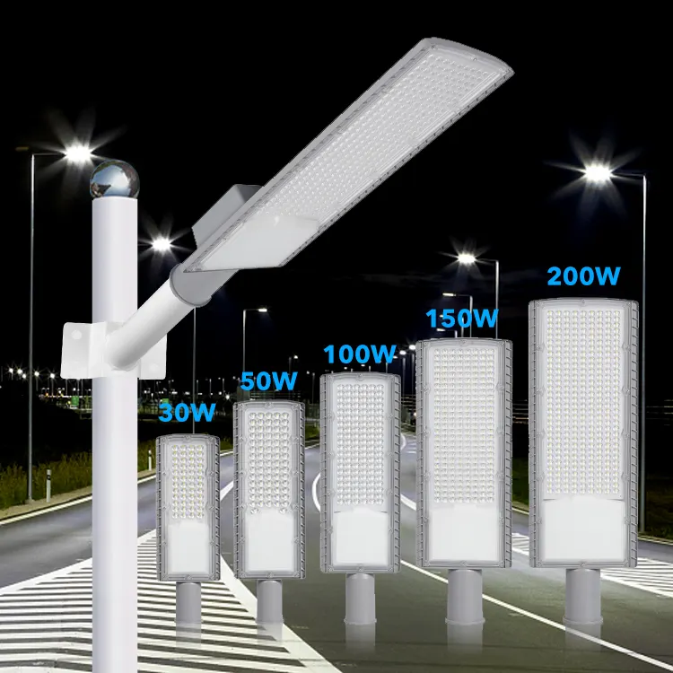 Fabbrica di illuminazione per esterni ad alta potenza a Led a lunga durata ad alte prestazioni 30 50 100 150 200W lampione stradale a LED
