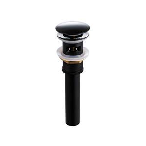 Nucleo di rimbalzo in acciaio inossidabile Vanity Basin Sink Plug filtro filtro Push Stopper parti di accoppiamento scarico Pop-Up con troppopieno