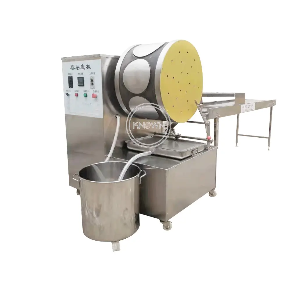 2024 Máquina Rolinho Primavera Automático Rolinho Primavera Vietnamita Fazendo Máquina Melaleuca Roasted Duck Cake Crust Machine
