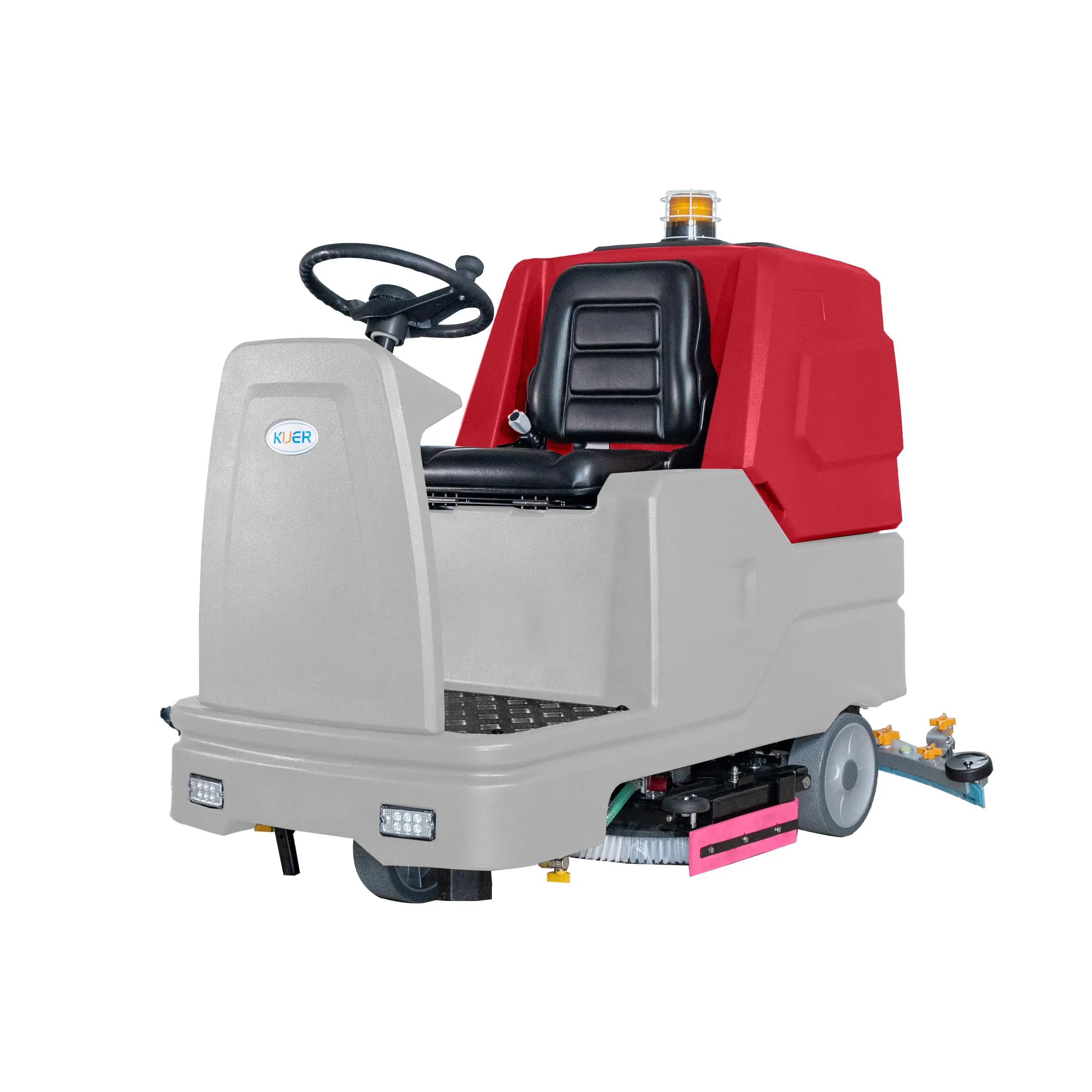 Secador de fregado de vehículos de conducción con batería eléctrica automática, máquina de limpieza Industrial para lavado de suelos