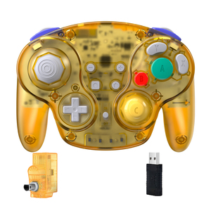 Wireless <strong>2</strong>.4G GAMECUBE Gaming <strong>Controller</strong> Switch Gamepad with Adapter for Gamecube Wii Switch PC Windows Steam <strong>Raspberry</strong> <strong>Pi</strong> MAC - Product Image 1