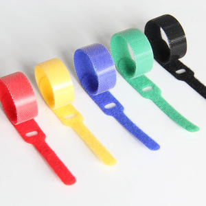 Hot Sale Wholesale Colorful Reusable Cable <strong>Ties</strong> Double Sided Self-Adhesive Back to Back <strong>Hook</strong> <strong>and</strong> <strong>Loop</strong> Fastener