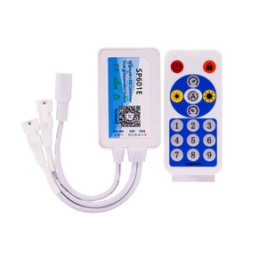 SP601E Bluetooth, 16 клавиш, дистанционный музыкальный RGB, пиксели, светодиодный контроллер для WS2811 WS2812B, 16703 1903, Адресуемая Светодиодная лента - Product Image 1