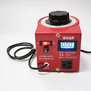 SHGF可変トランス1KVA2KVA 3KVA 5KVA 7KVA 10KVA入力220V出力0〜250V単相バリアック電圧レギュレーター - Product Image 6