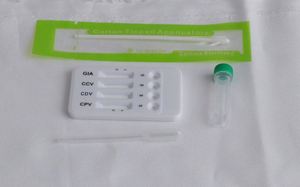 Gia ccv cpv cpv מבחן מהיר יעיל 4 דרכים מבחן ערכת וירוס הקן/ג 'יארדיה אנטיגן מבחן מהיר