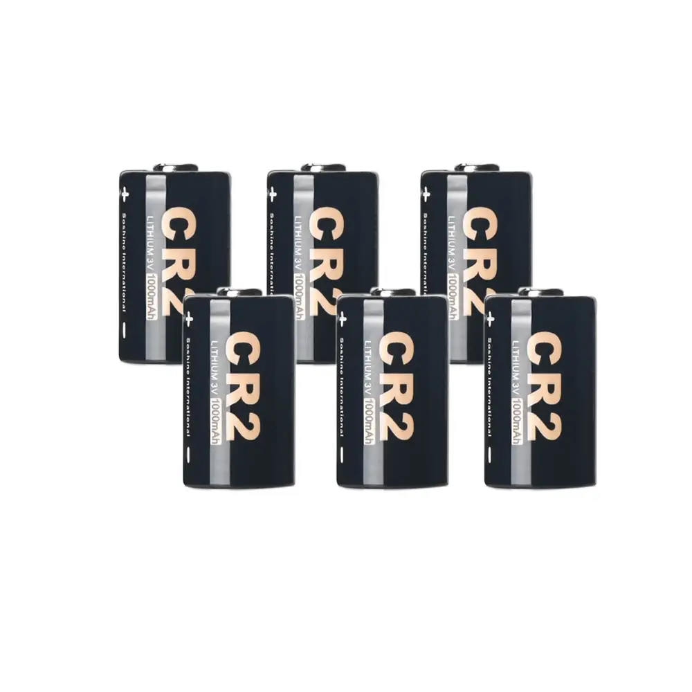 Batería de litio CR2, 3 voltios, 123, 6 unidades (paquete de 1)