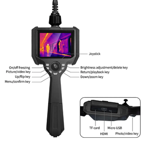 IP67 không thấm nước linh hoạt dài ống borescope nội soi nhiệt mini Camera hồng ngoại góc rộng CMOS thăm dò H.265 ghi âm trong nhà - Product Image 3