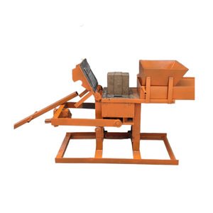 Mini máquina de fabricación de ladrillos de tierra de prensa manual, máquina Manual de ladrillos de enclavamiento de suelo de arcilla para construir casas - Product Image 2