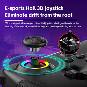 Z01 เกมคอนโทรลเลอร์Gamepadโทรศัพท์มือถือคอนโทรลเลอร์สําหรับIOS Android N.S PS3 PS4 PCไร้สายGamepad Gaming Handle Controller