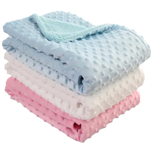 Goedkope Pasgeboren Muslin Baby Baby Security Jongen Meisje Zachte Bubble Deken Reizen Ontvangst Sherpa Swaddle Deken