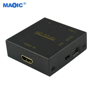音频视频设备1080P HDMI至AV 3RCA CVBs复合转换器HDMI至RCA适配器，带迷你USB电缆 - Product Image 4