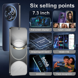 Sıcak satış kıvılcım 30 Pro 7.3 inç Smartphone 16GB + 1TB yüksek çözünürlüklü ekran çözünürlüğü çift SIM MTK işlemci akıllı cep telefonu - Product Image 3