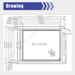 Werks großhandel 5,7 Zoll 320 X240 LCD-Zeichen LCD-Modul FSTN LCD-Display - Product Image 6