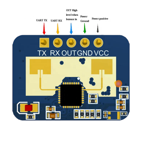 Hi-Link New MM wave HLK-LD2410C with BLE Support OTA Upgrade 24 GHzFMCWヒューマンプレゼンスセンシングレーダーモジュール高感度 - Product Image 4