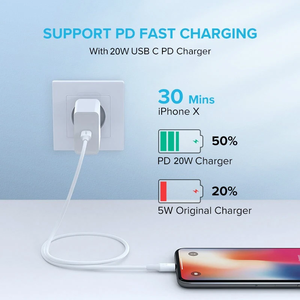 IPhoneケーブル用ホット20W USB-C充電器20WタイプCケーブルiPhone充電器IPhone14 13 12 11用データケーブル - Product Image 4