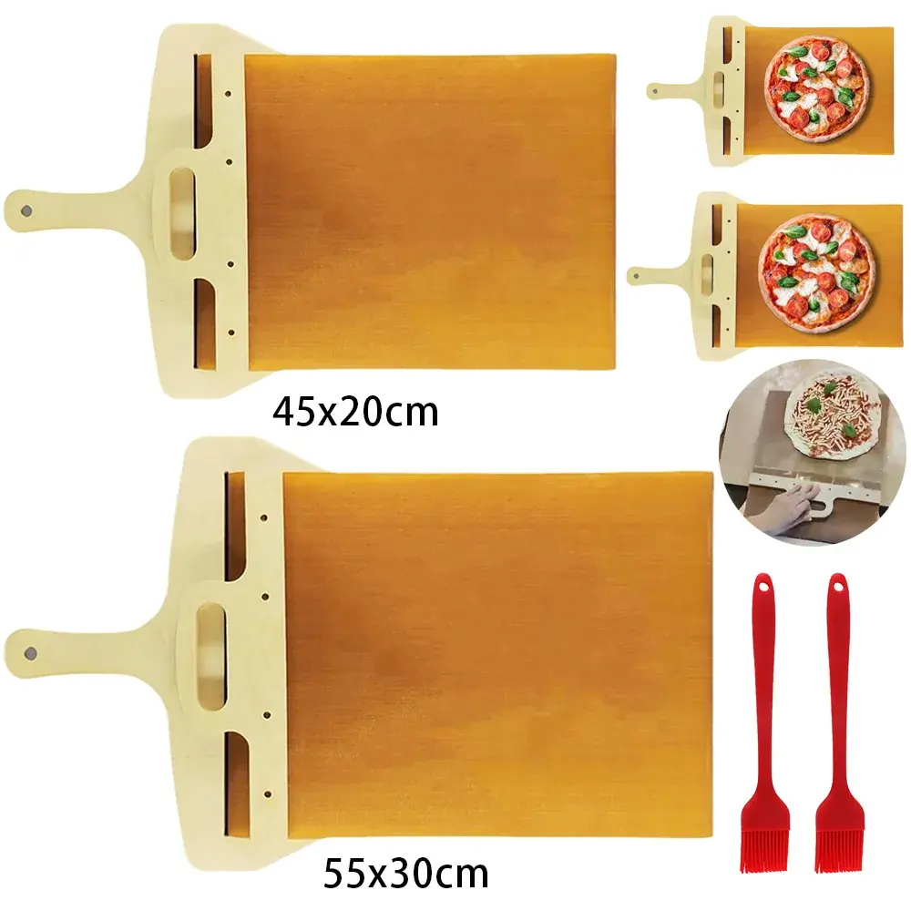 Pala per Pizza antiaderente a buccia per Pizza con manico utensile da forno per Pizza accessori per cucina