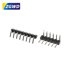 Single-Row 2.0MM Pitch Horizontal <strong>1</strong>*2/<strong>8</strong>/15/20 Copper Gold-Plated <strong>Header</strong> Connector Pin for PCB Applications - Product Image 2