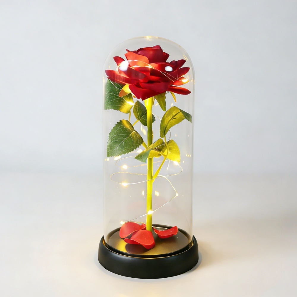 Rosso + petali + base nera