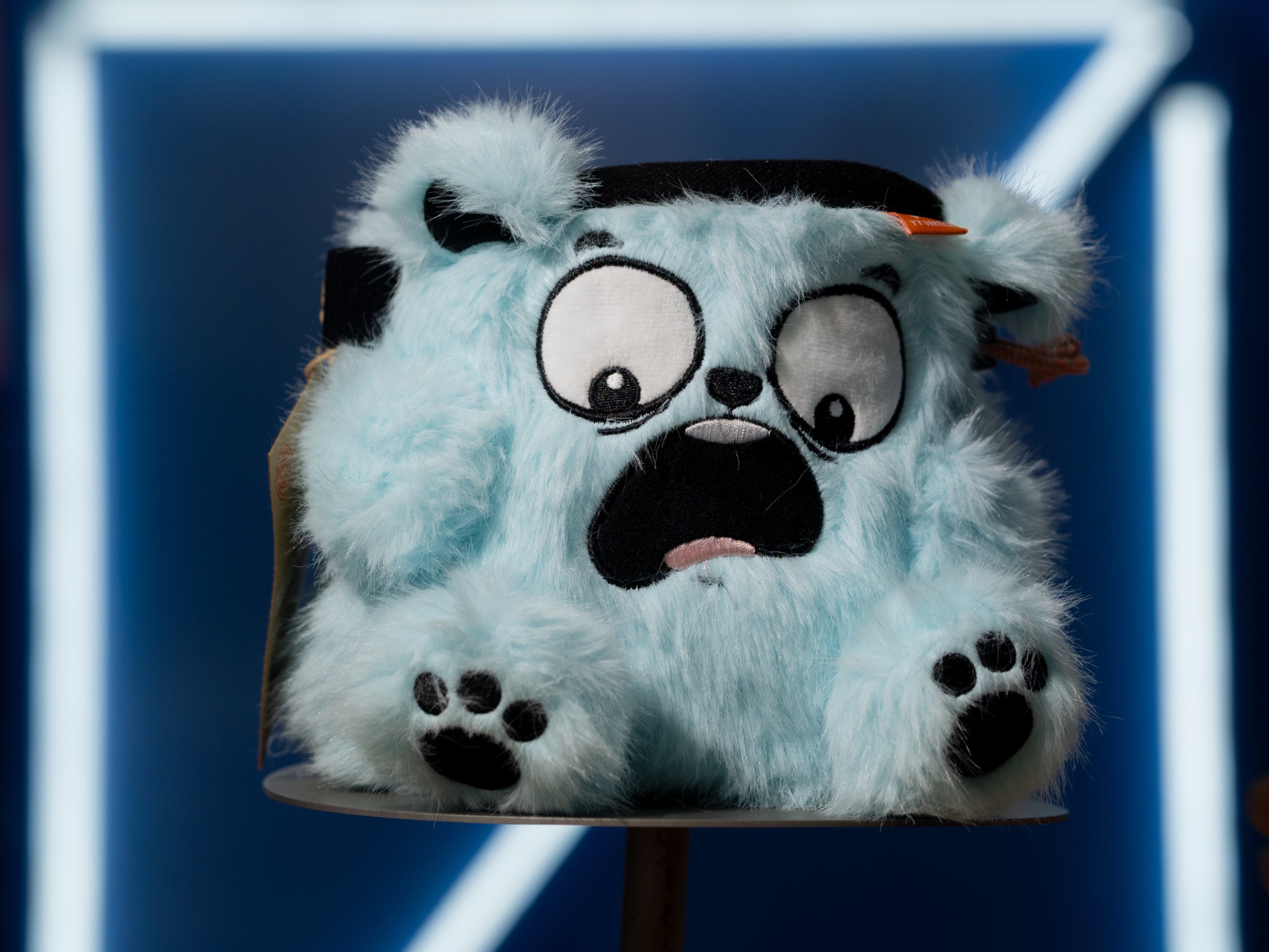 ถุงผงมอนสเตอร์ผมสีฟ้า