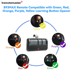 Visor uzaktan kumandalı garaj kapısı açacağı için 1 Comp 893MAX 3 düğme - Product Image 4