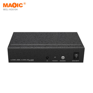 Empalmador de vídeo 4K 30Hz Hdmi 1x4 HDMI Splitter Empalmador HDMI de 4 vías 1 Entrada 4 Salida con control remoto para TV Monitores múltiples - Product Image 3