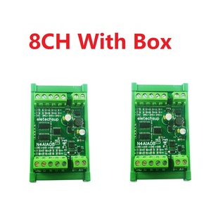 Módulo de colector de corriente de entrada analógica 8-24CH 4-20MA a RS485, placa MODBUS RTU para Sensor de presión de termopar PT100 K DC 12 24V - Product Image 6