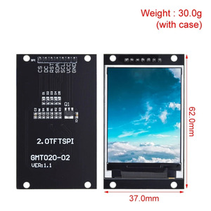 2.0 inch TFT <strong>Display</strong> <strong>OLED</strong> LCD Drive IC ST7789V 240RGBx320 Dot-Matrix SPI Interface for Arduio Full Color LCD <strong>Display</strong> Module