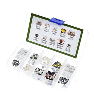 250Pcs 10-Types Tactile <strong>Push</strong> <strong>Button</strong> <strong>Switch</strong> Car Remote Control Keys <strong>Button</strong> Touch Microswitch - Product Image 4