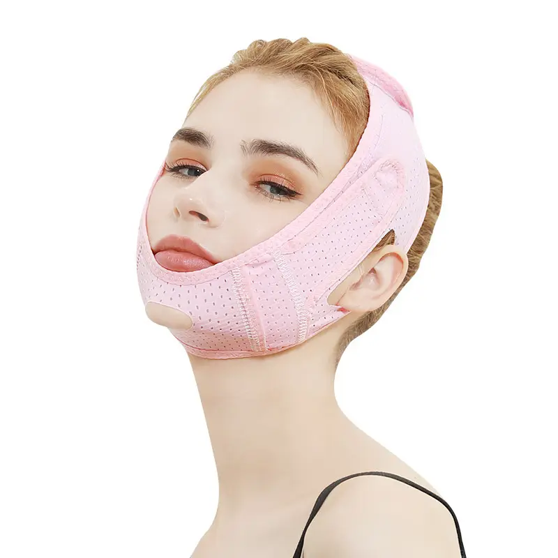 Visage amincissant V-Fit Lift Up Ceinture Masque de cou mince Sleeping Face Shaper Face-Lift Skin Belt